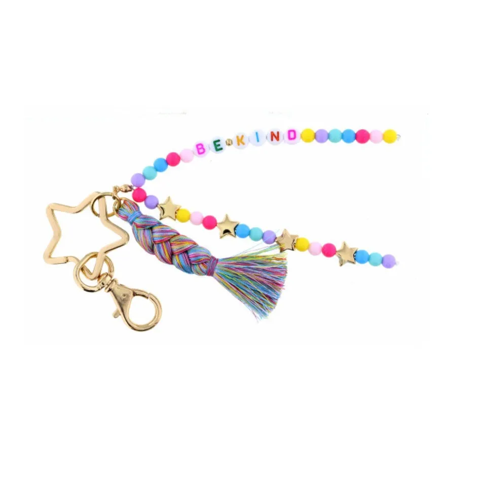 Jane Marie - Beaded Key Ring - Multicolor