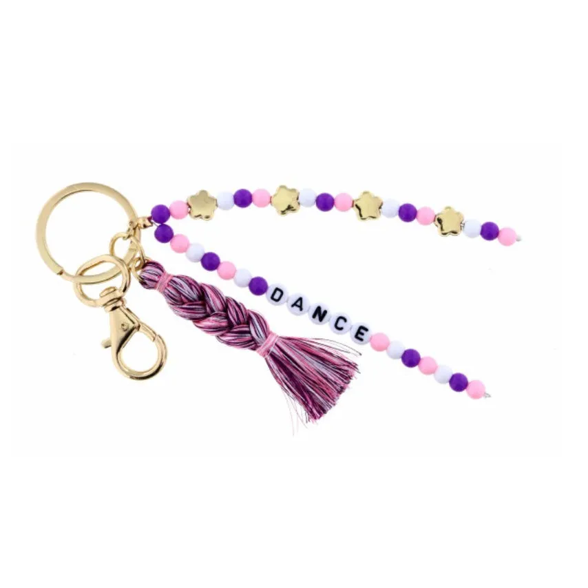 Jane Marie - Beaded Key Ring - Multicolor