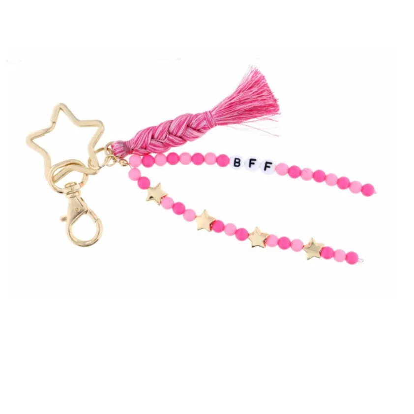 Jane Marie - Beaded Key Ring - Multicolor