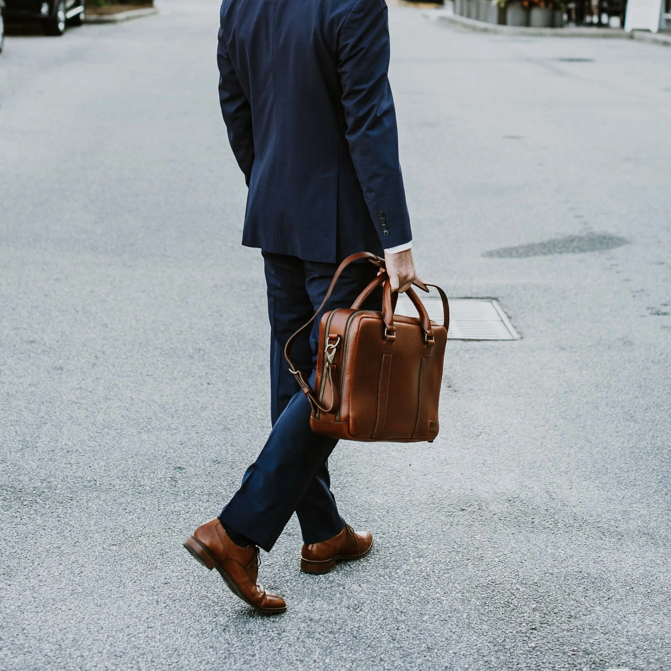 Jefferson Leather Briefcase | Elderwood