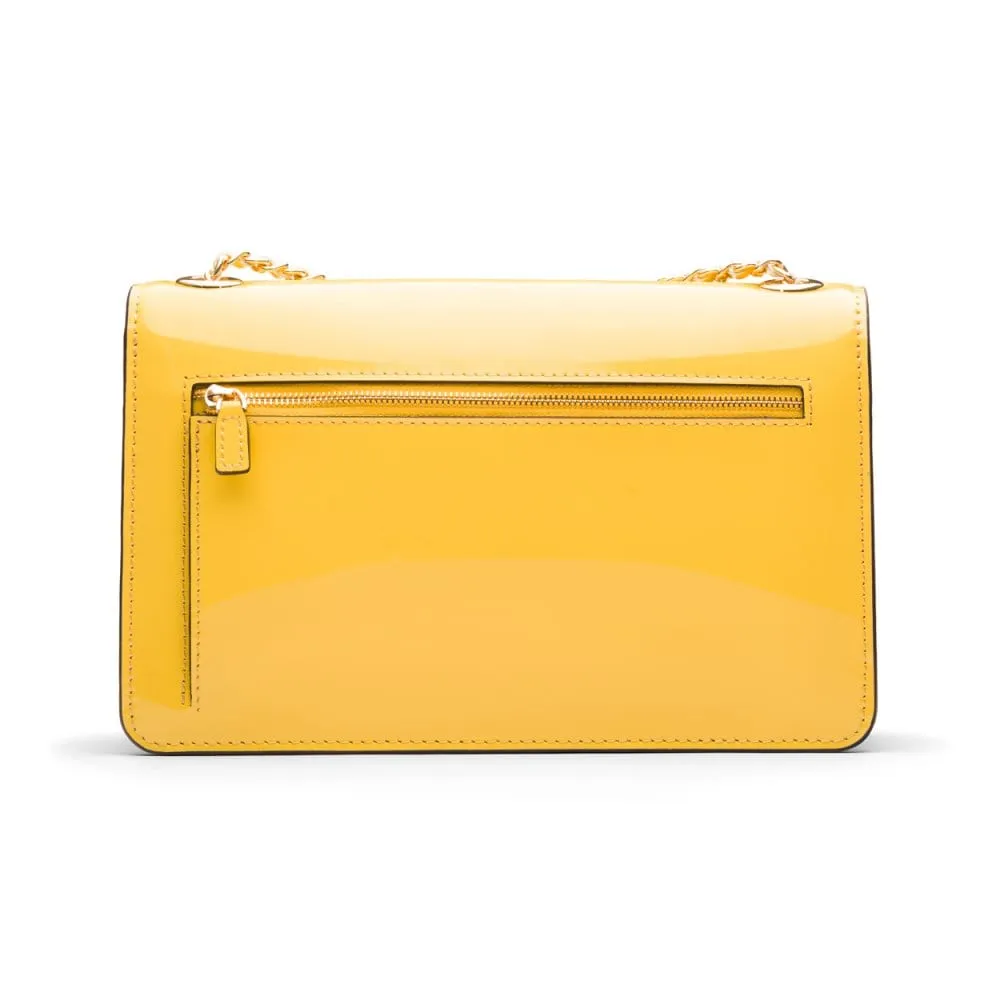 Julia Bag - Yellow Patent