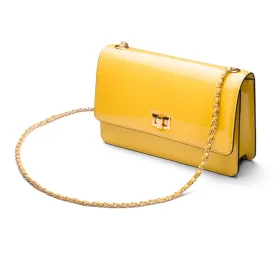 Julia Bag - Yellow Patent