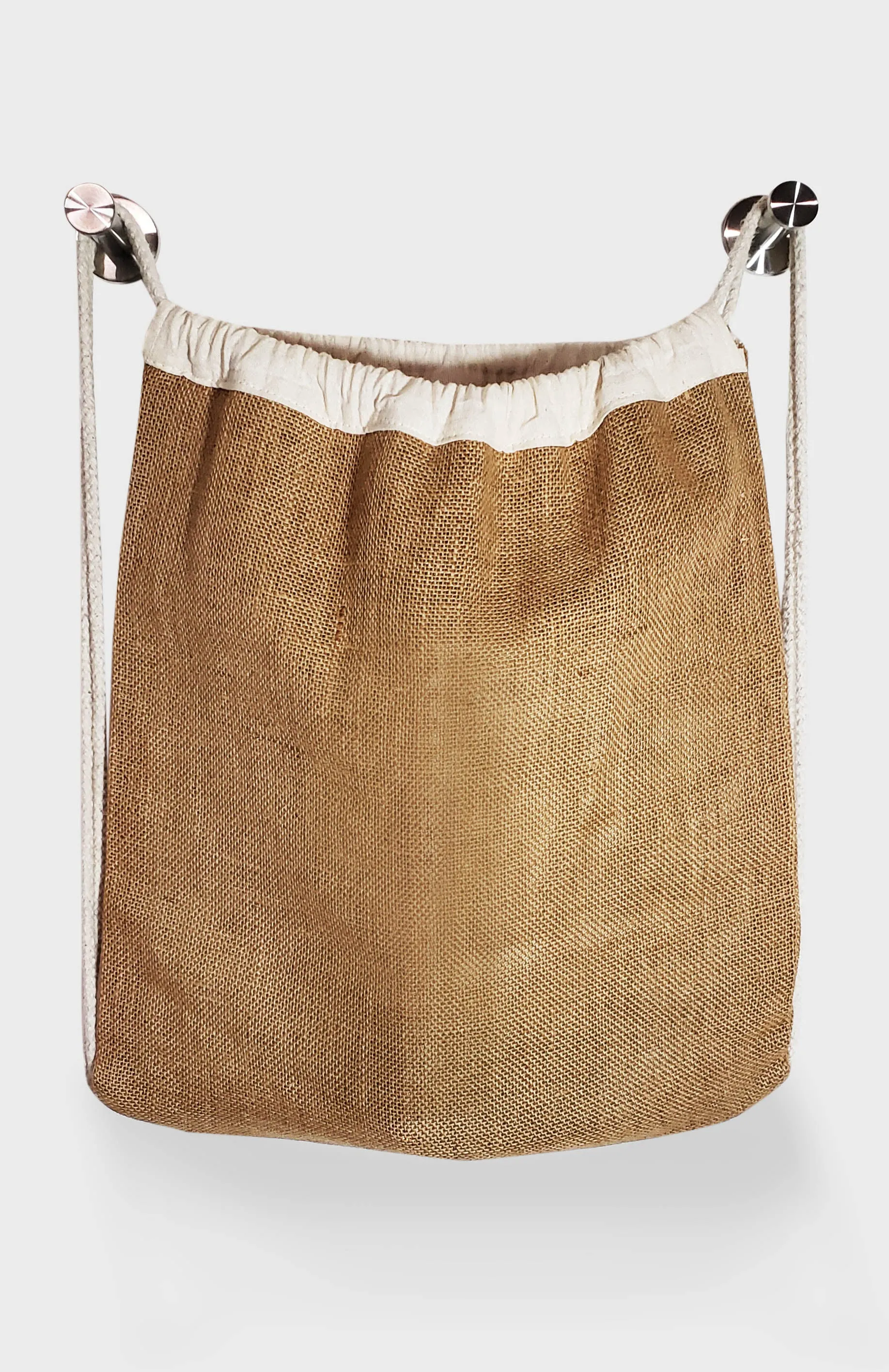 Jute Drawstring Bags / Natural Burlap Backpacks - BPK13