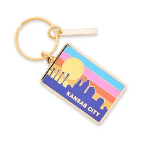 Kansas City Skyline Keychain