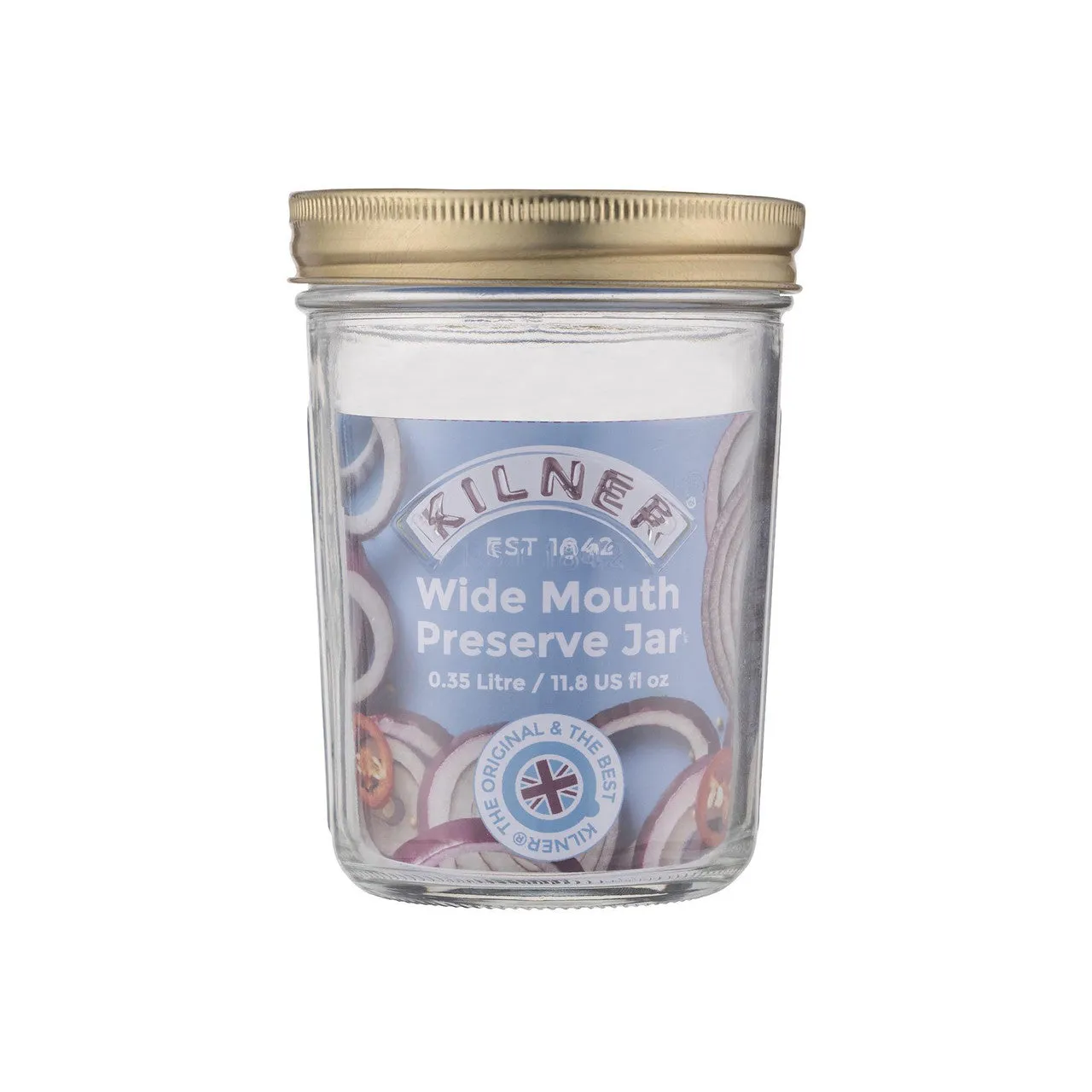 Kilner Wide Mouth Preserve Jar 350ml