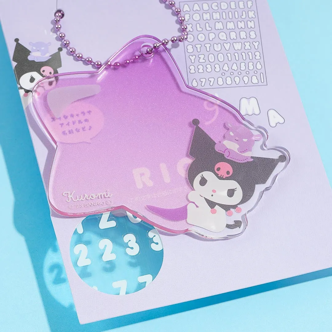 Kuromi Letters & Numbers Star Key Holder