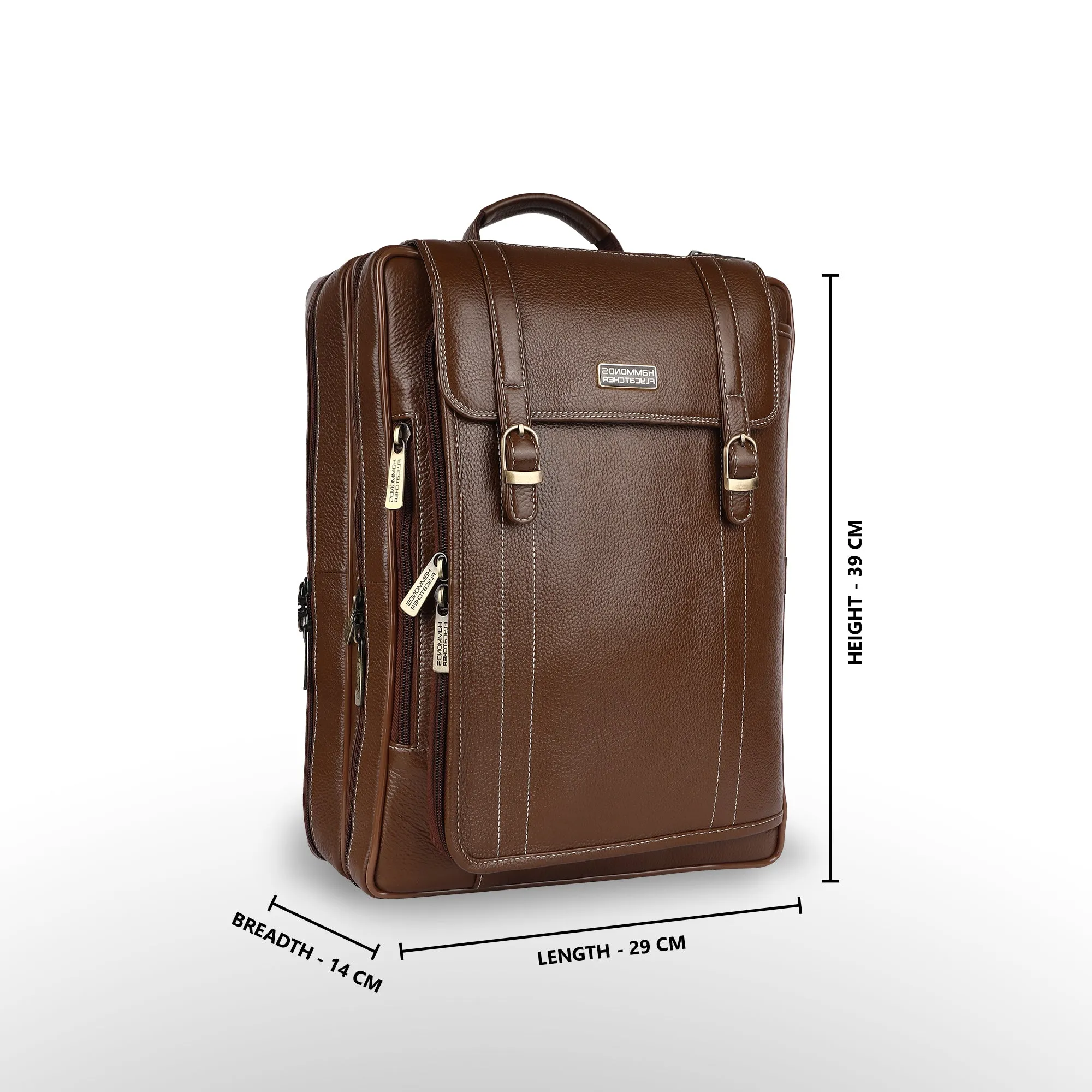 Laptop Bag for Men - Genuine Leather Office Bag - Fits upto 16 Inch Laptop/MacBook - Messenger Bag