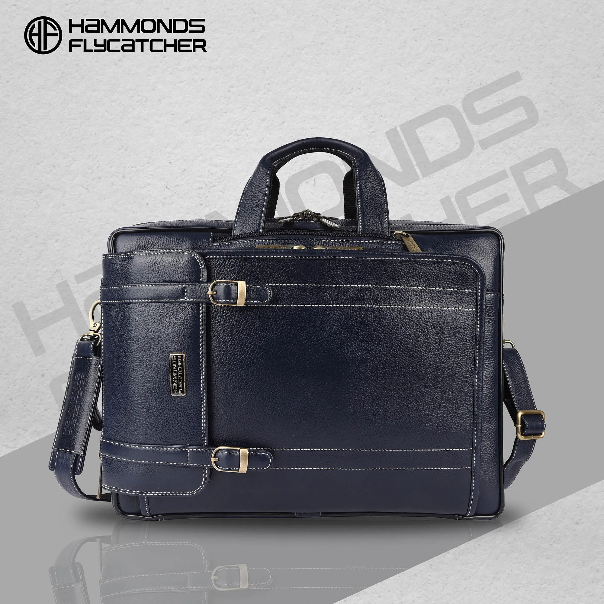 Laptop Bag for Men - Genuine Leather Office Bag - Fits upto 16 Inch Laptop/MacBook - Messenger Bag