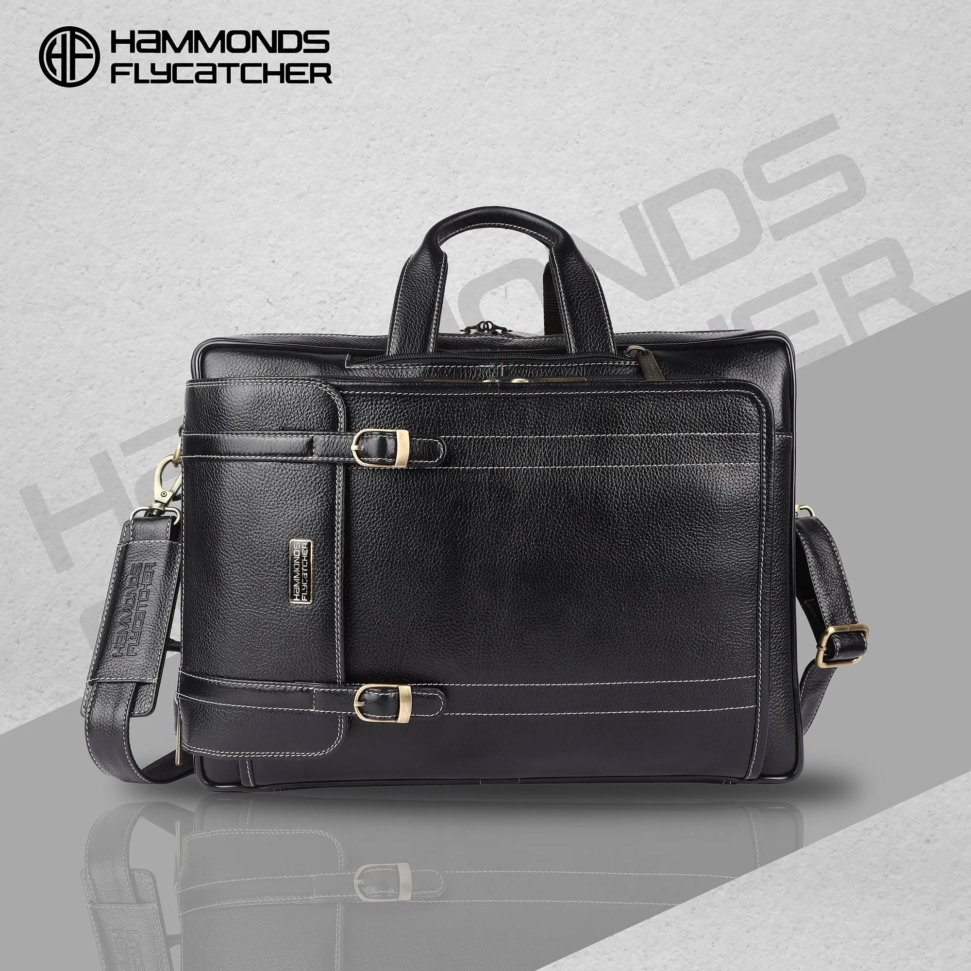 Laptop Bag for Men - Genuine Leather Office Bag - Fits upto 16 Inch Laptop/MacBook - Messenger Bag