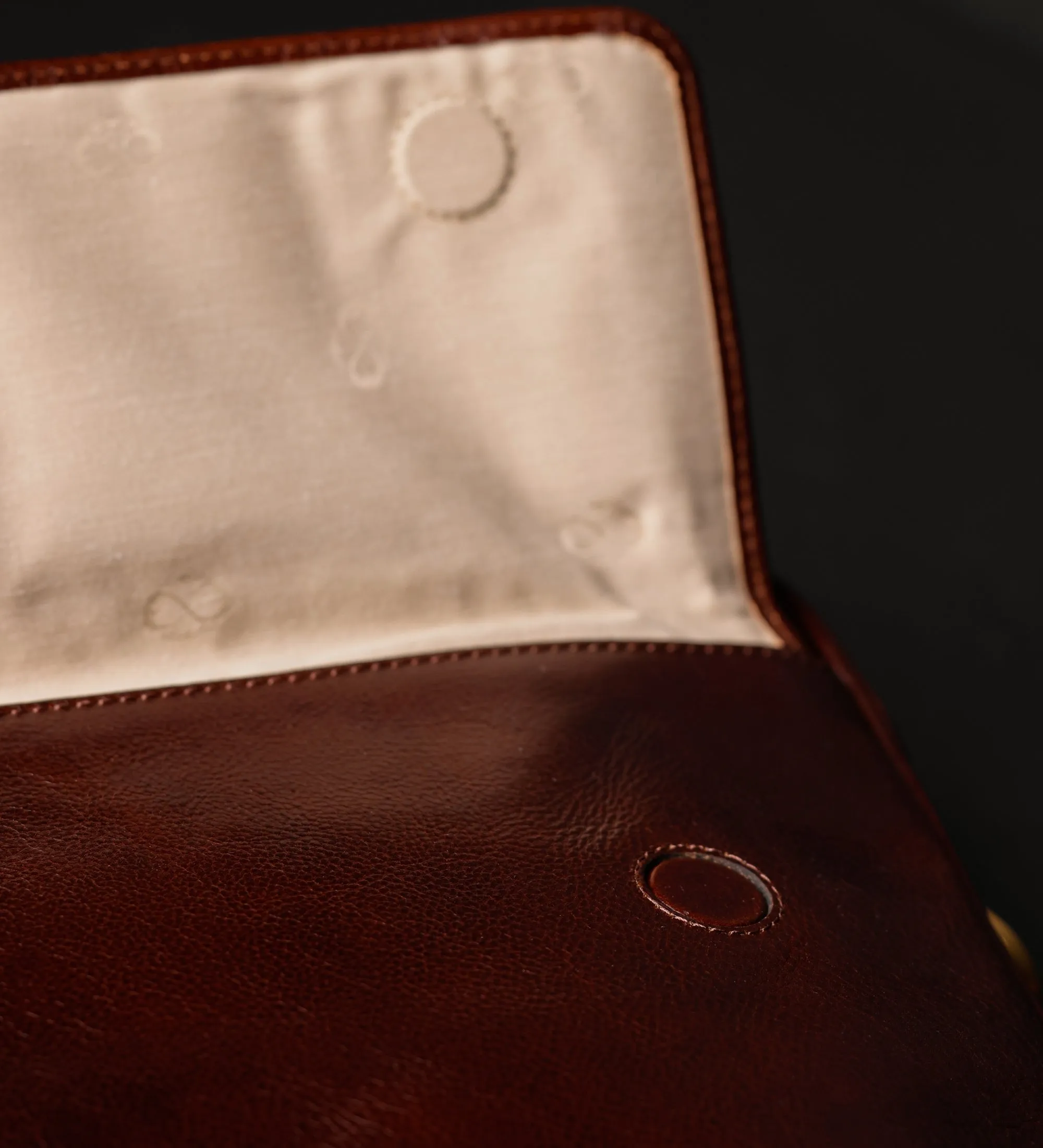 Leather Briefcase Laptop Bag - The Sheltering Sky