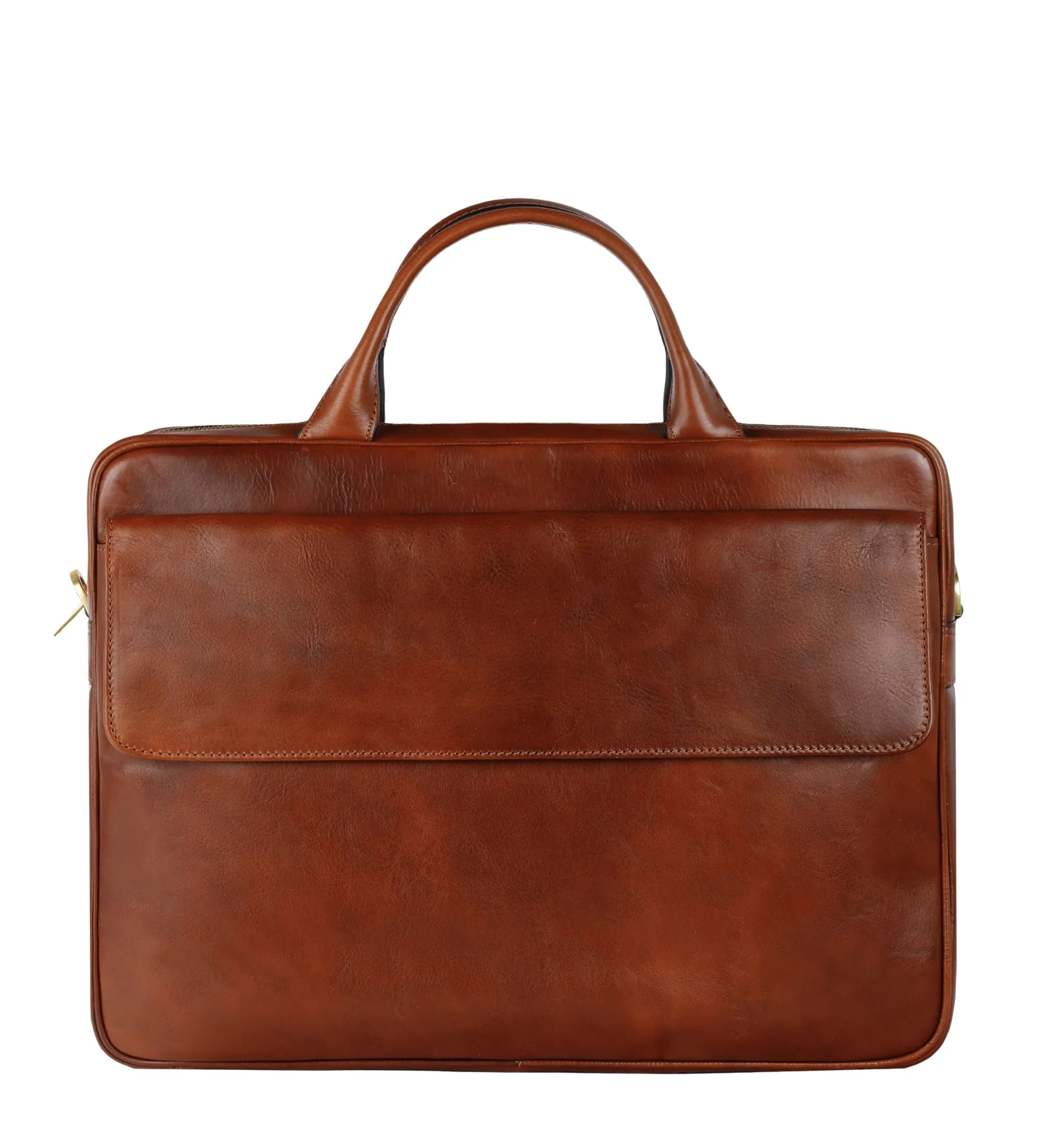 Leather Briefcase Laptop Bag - The Sheltering Sky