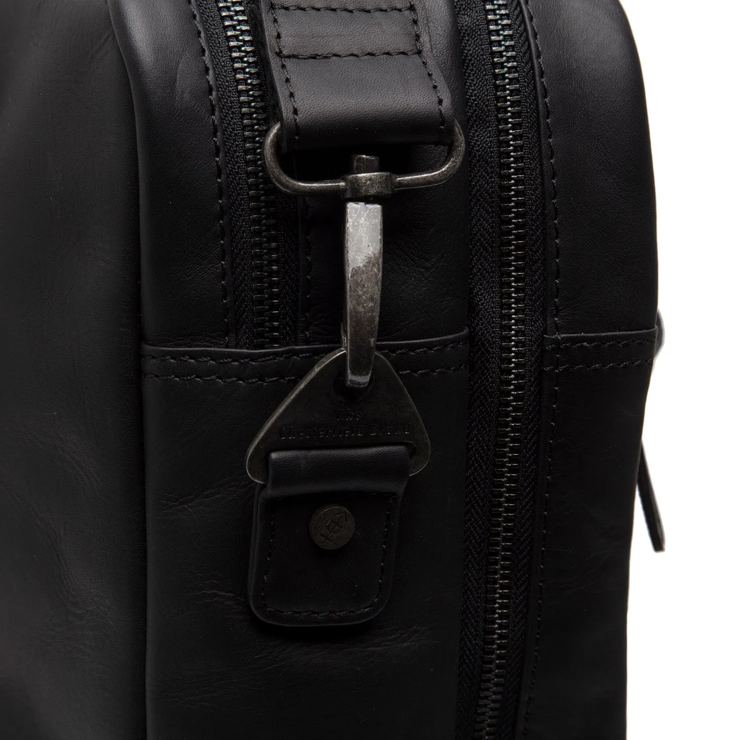 Leather Laptop Bag - The Chesterfield Brand Boston Black