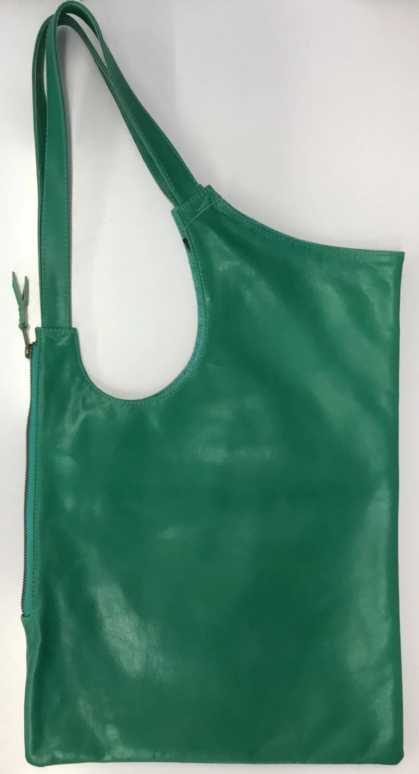 M W Leather Shoulder Bag