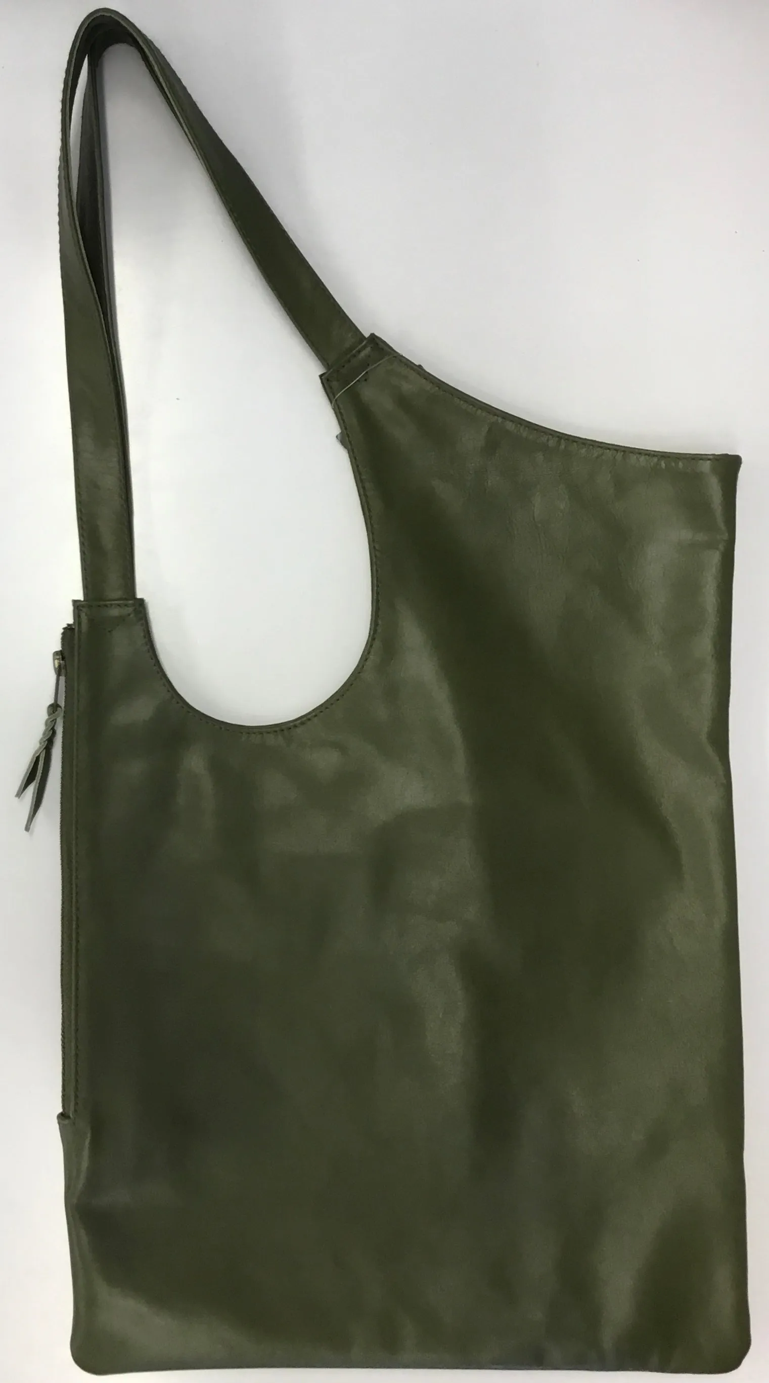 M W Leather Shoulder Bag