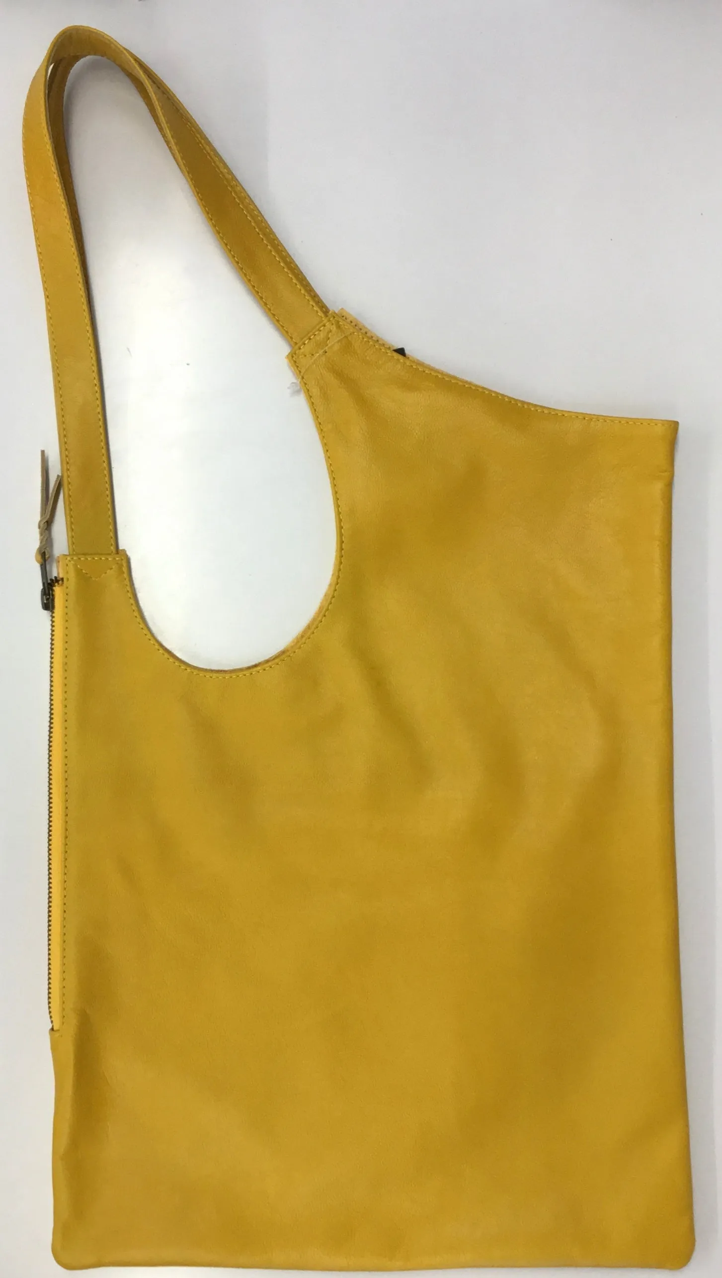 M W Leather Shoulder Bag