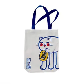 Maneki Neko Canvas Tote Bag