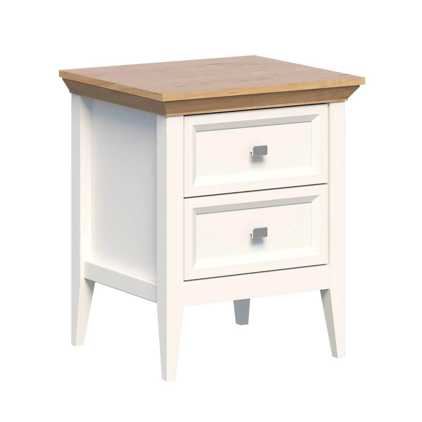 MerryLuk Coogee Bedside Table Side End Table with 2 Drawers