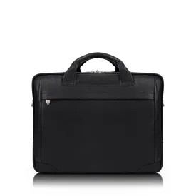 MONTCLARE | 13" Leather Laptop & Tablet Briefcase