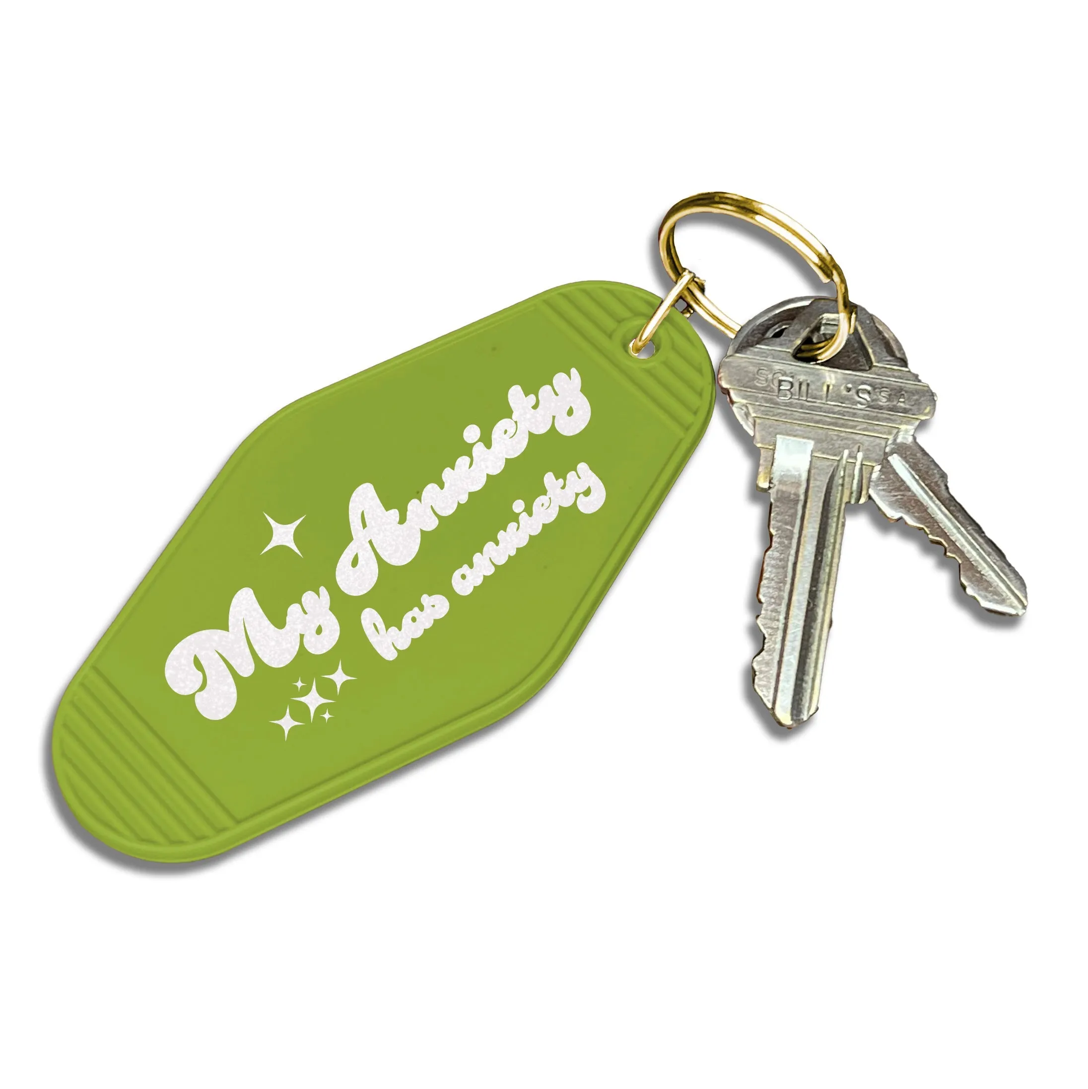 My Anxiety Has Anxiety - Funny Motel Keychain