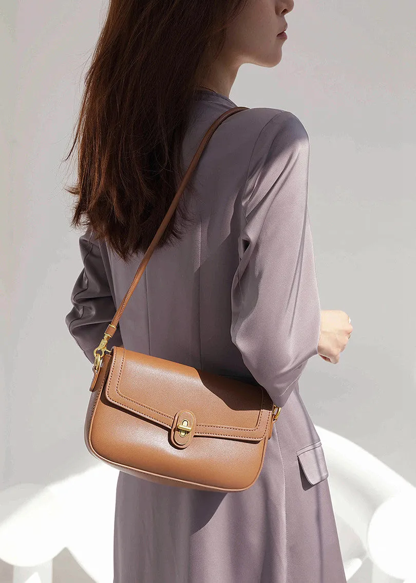 Nappa Leather Flap Shoulder & Crossbody Bag