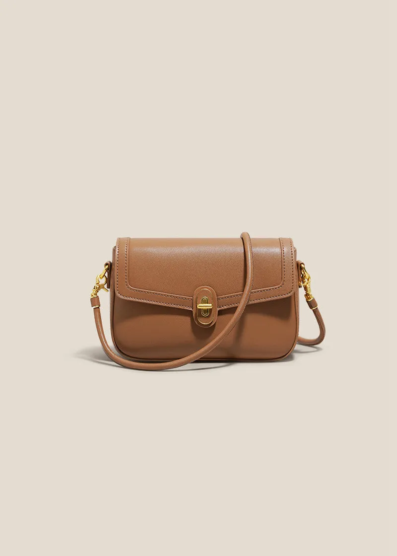 Nappa Leather Flap Shoulder & Crossbody Bag