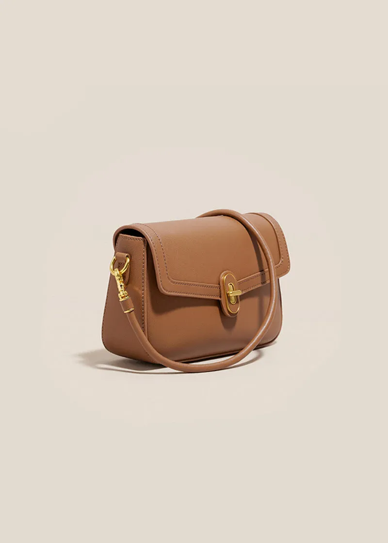 Nappa Leather Flap Shoulder & Crossbody Bag