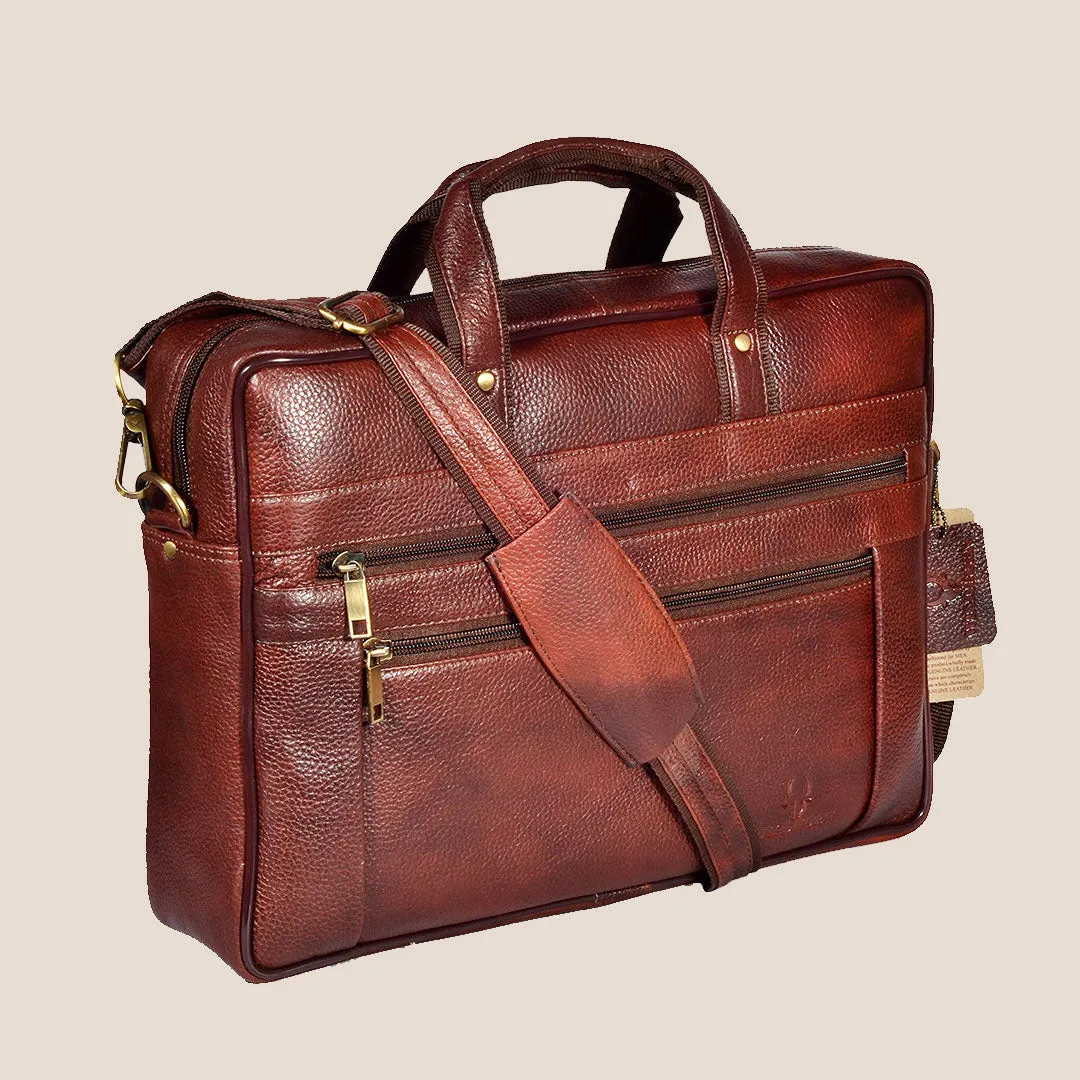 NEVADA Leather Laptop Messenger Bag for Men