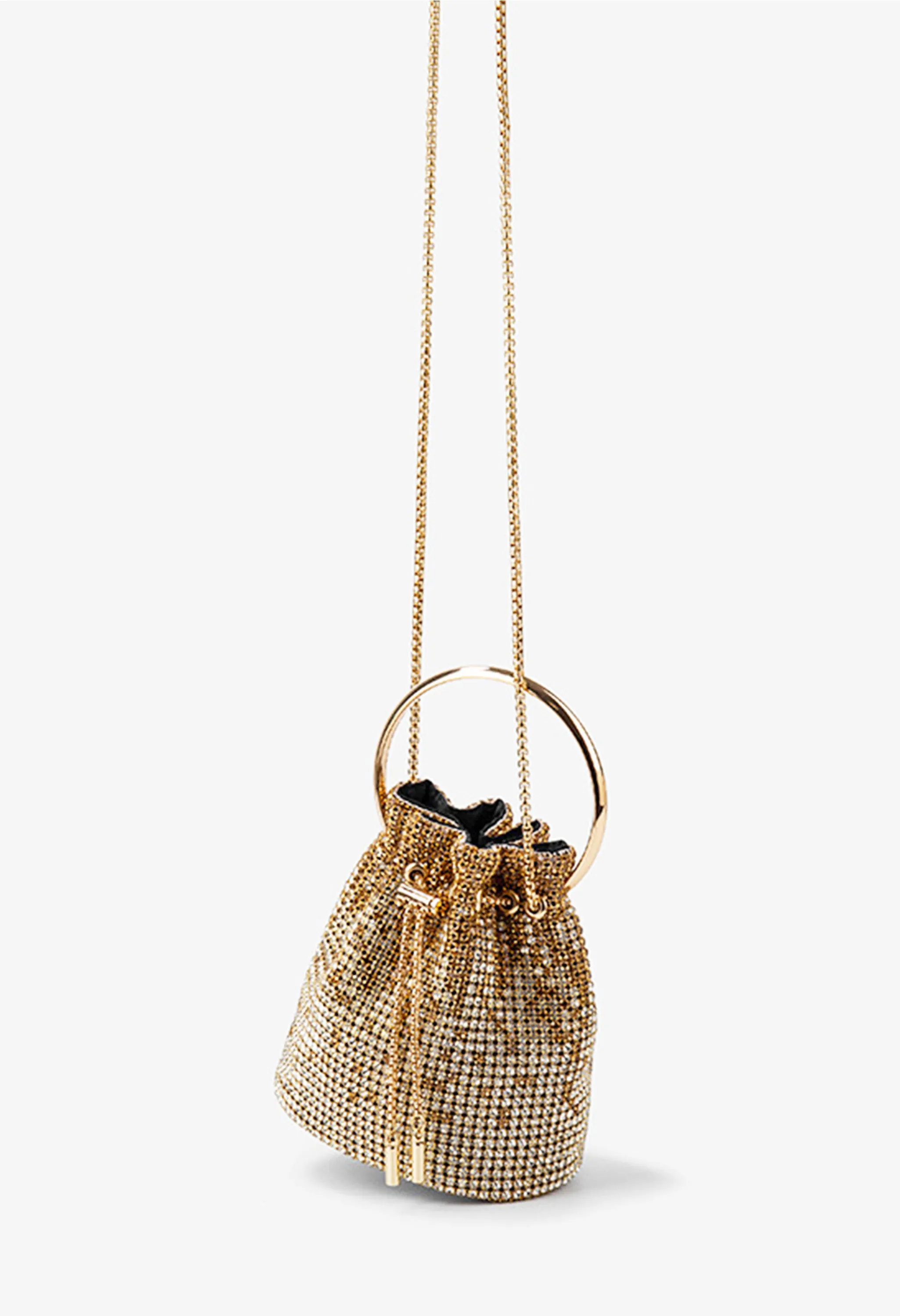 Pankh Diamond Bucket Rhinestones Bag