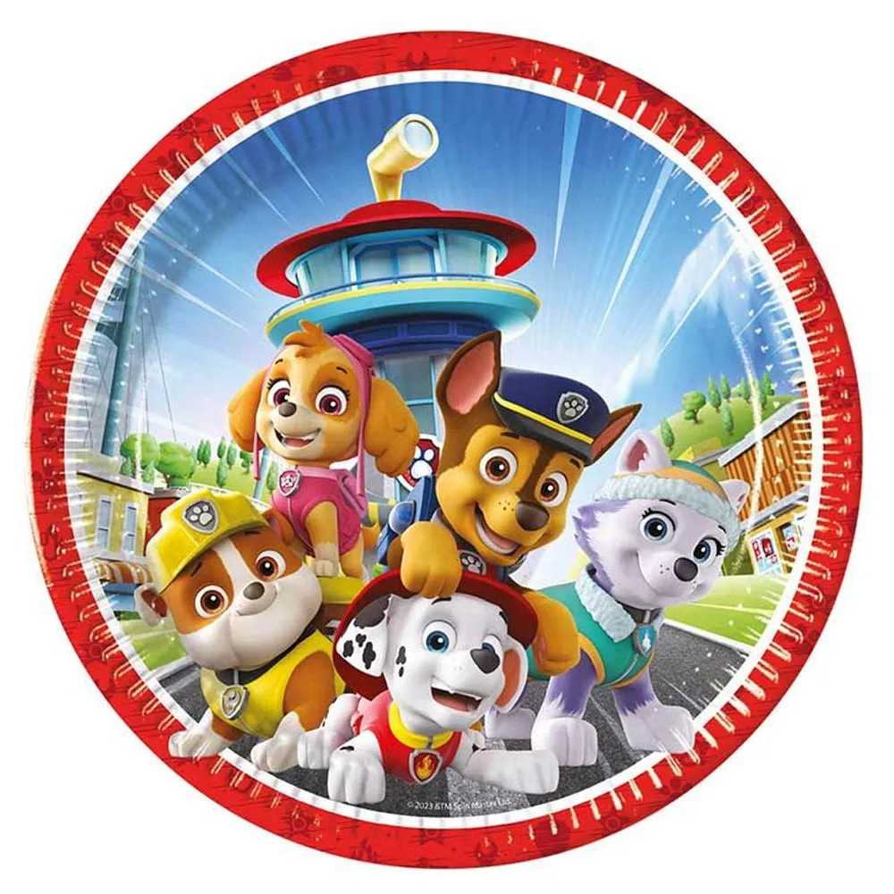 Paw Patrol Paper Plates - 23cm - Pack of 8