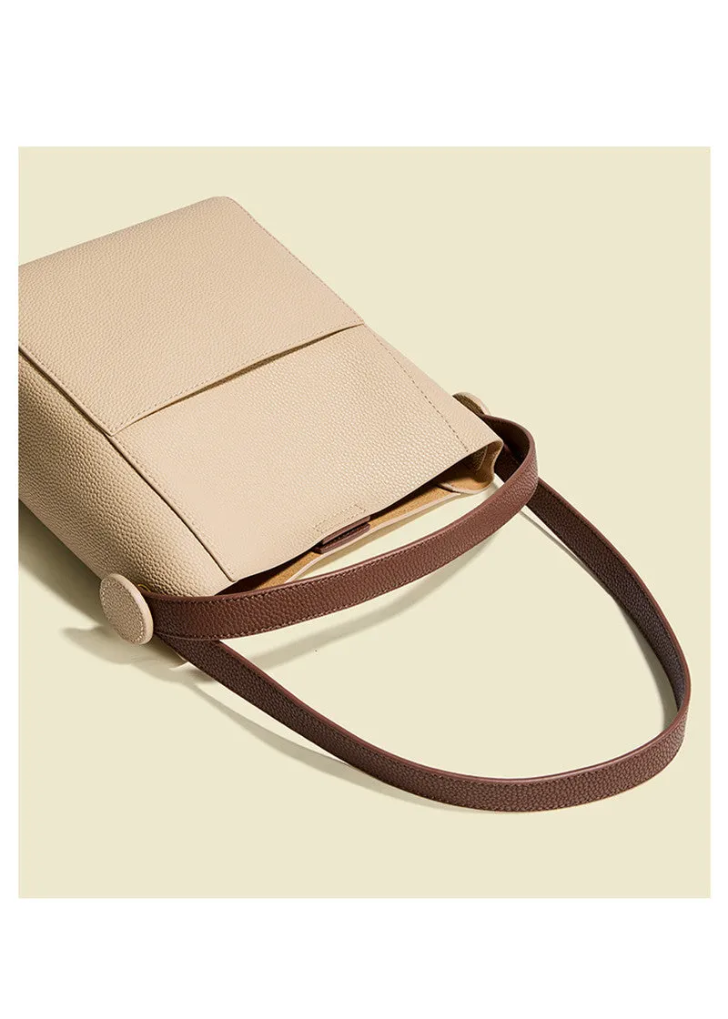 Pebbled Leather Shoulder & Crossbody Bag