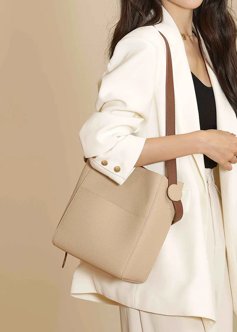 Pebbled Leather Shoulder & Crossbody Bag