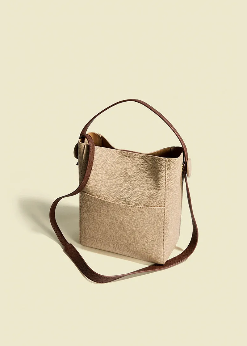 Pebbled Leather Shoulder & Crossbody Bag