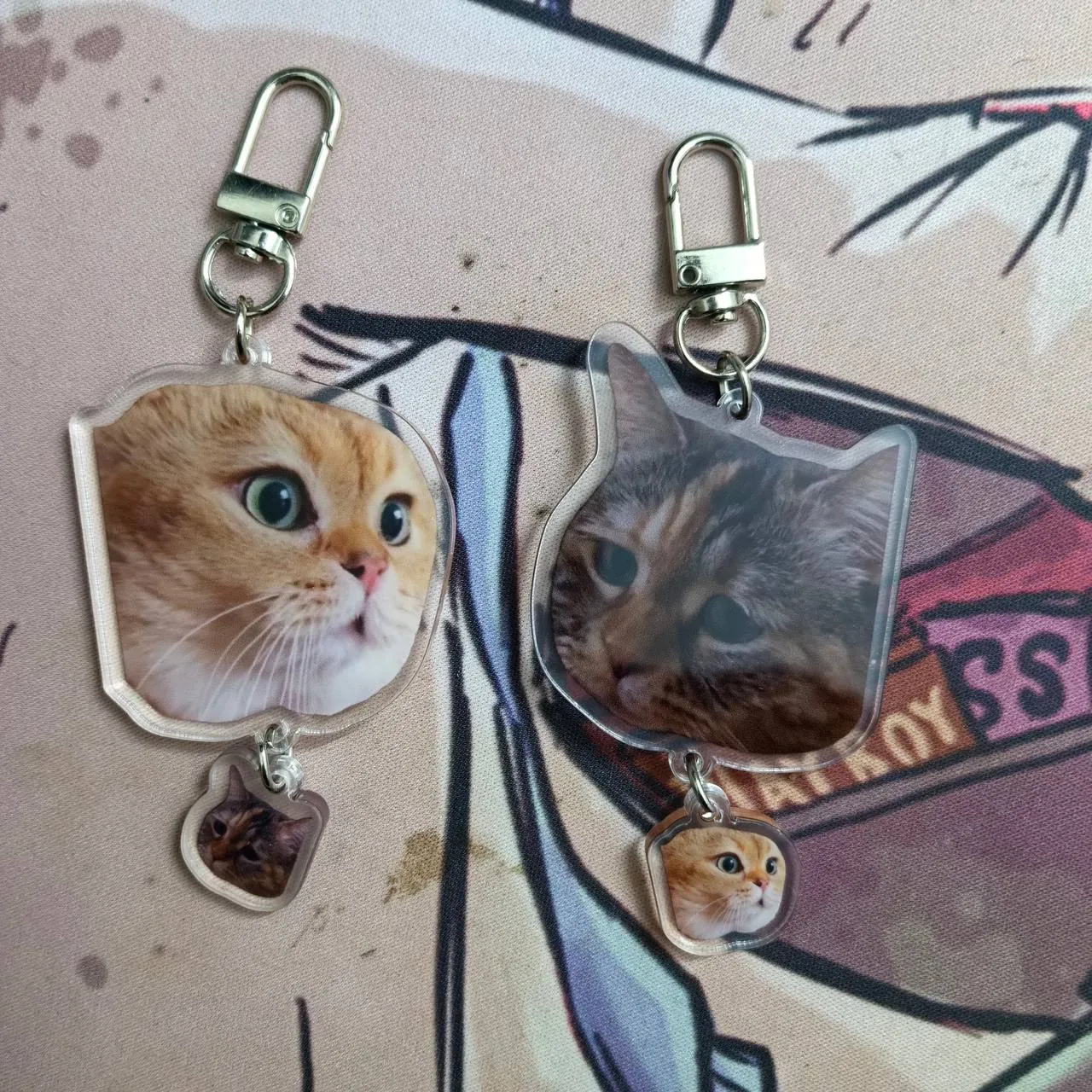 Perfect for Animal Lovers - Cat Keychains