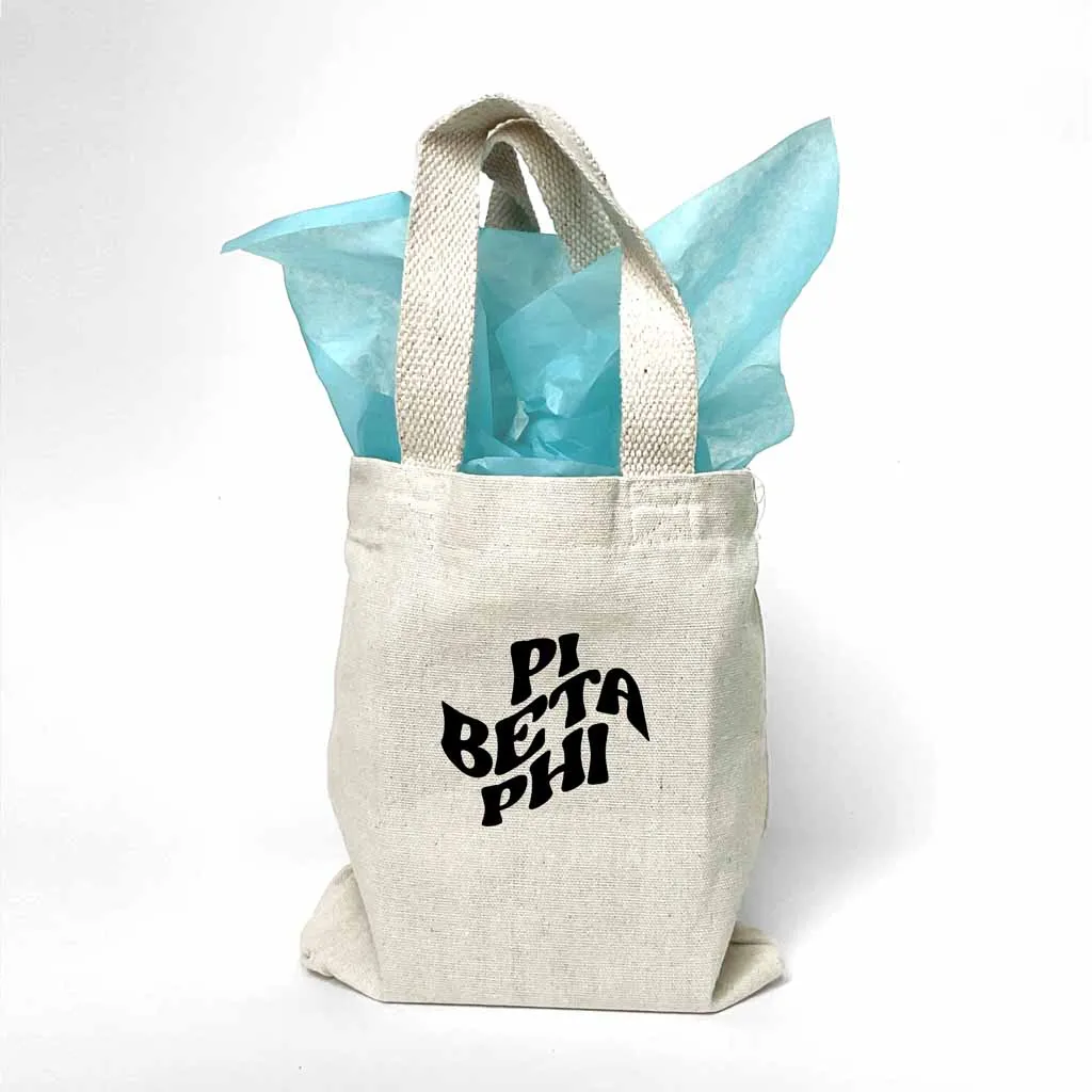 Pi Beta Phi Mod Sorority Name Mini Tote Gift Bag