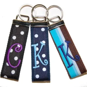 Pre Monogrammed Keychains- Ready To Ship!