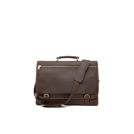 Pull Up Leather Executive Briefcase