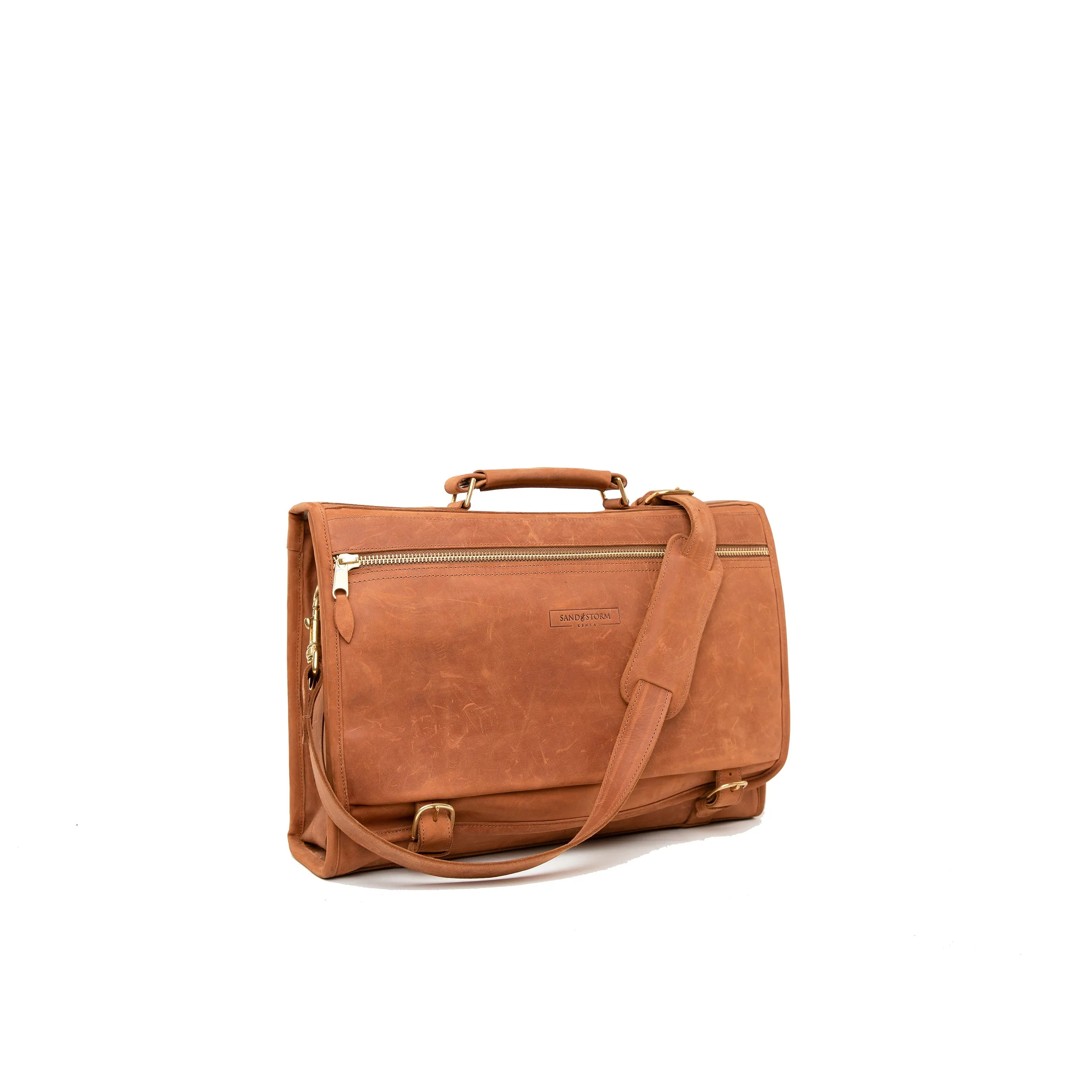 Pull Up Leather Executive Briefcase