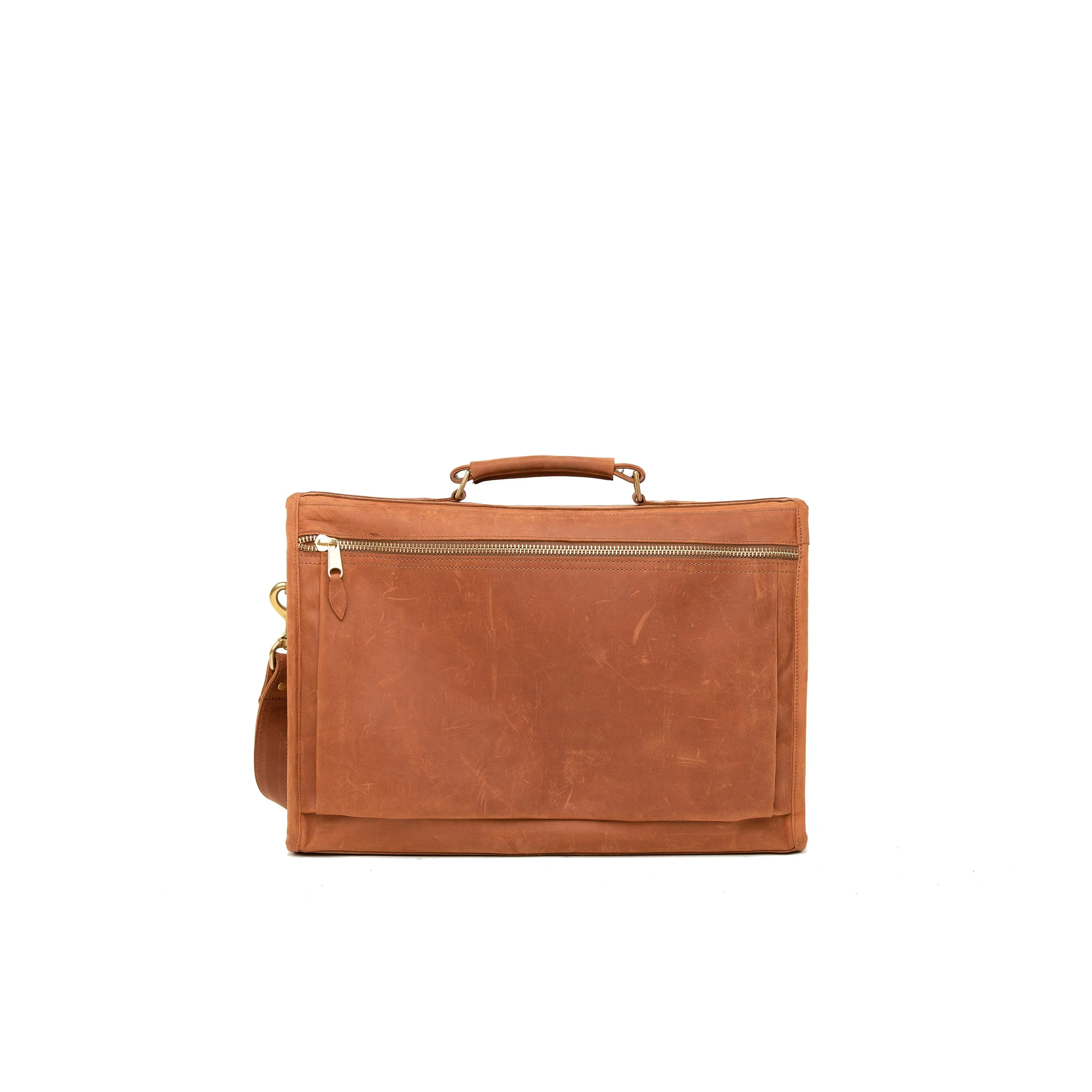 Pull Up Leather Executive Briefcase