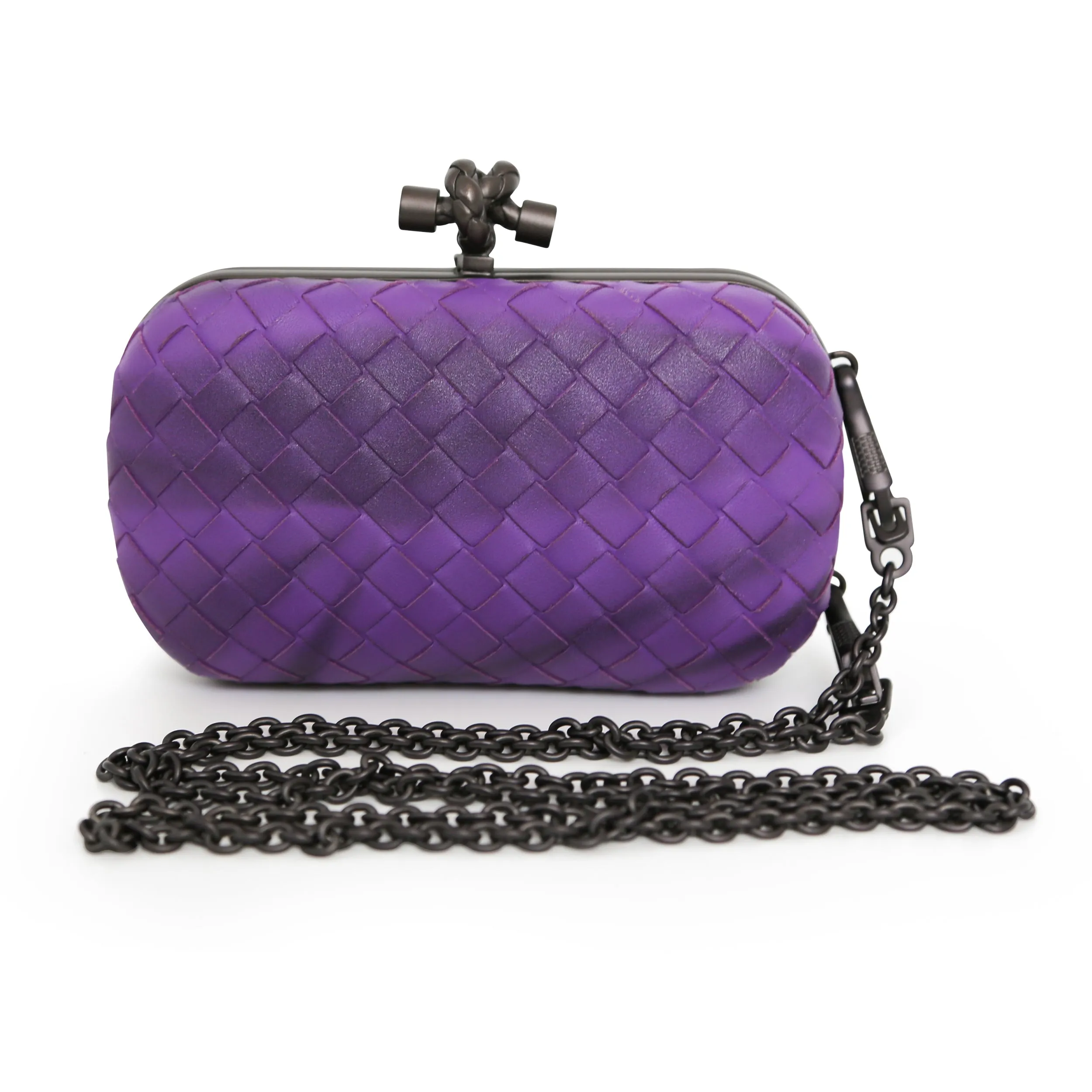 Purple Knot Cloth Pochette