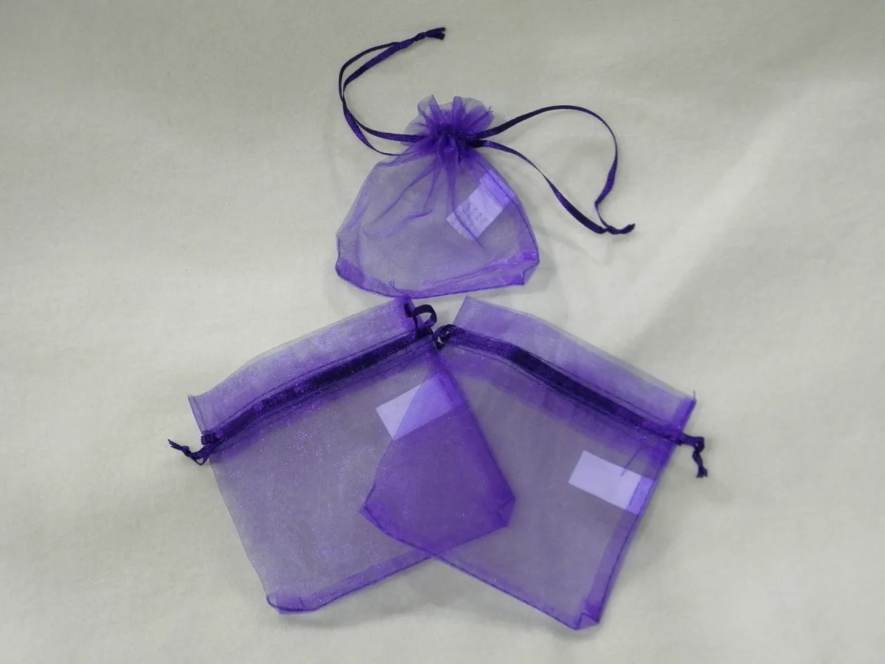 Purple Organza Bag 4" x 4"(Dozen)