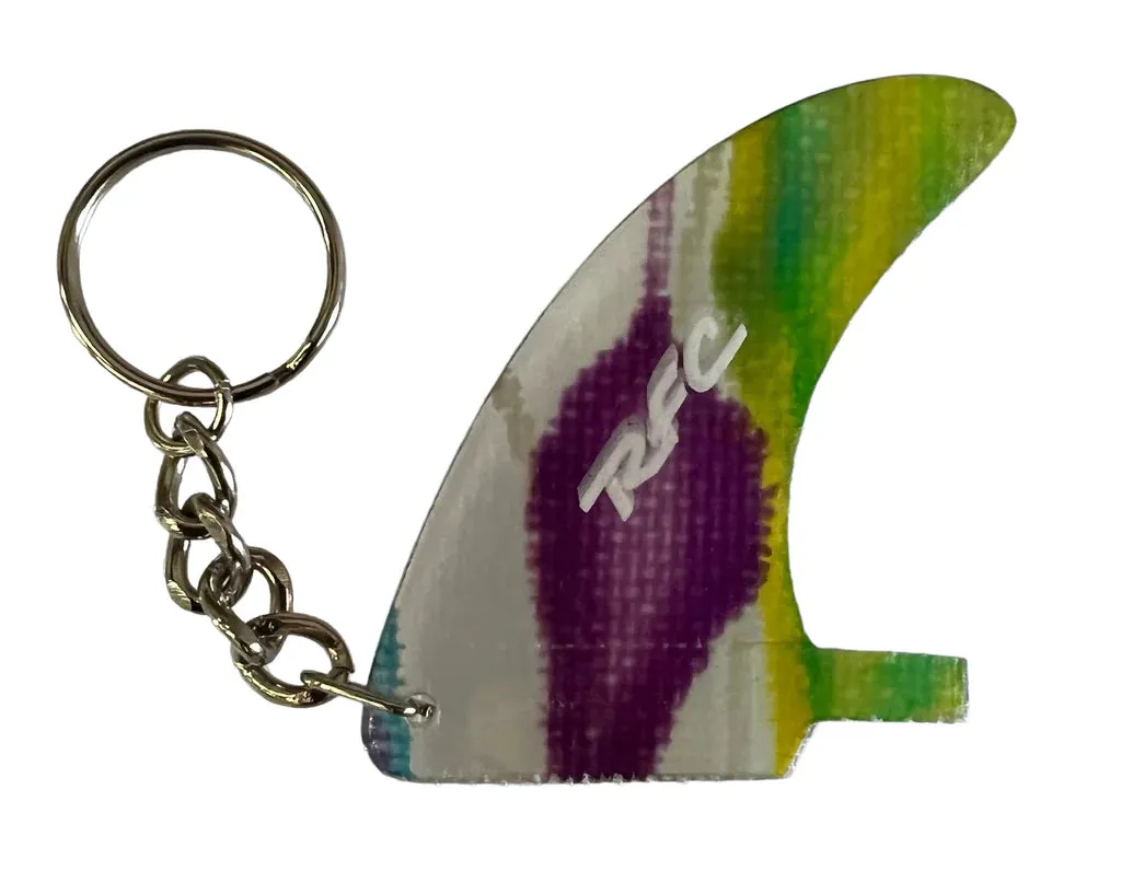 RAINBOW FIN CO (RFC) FIN KEYCHAIN