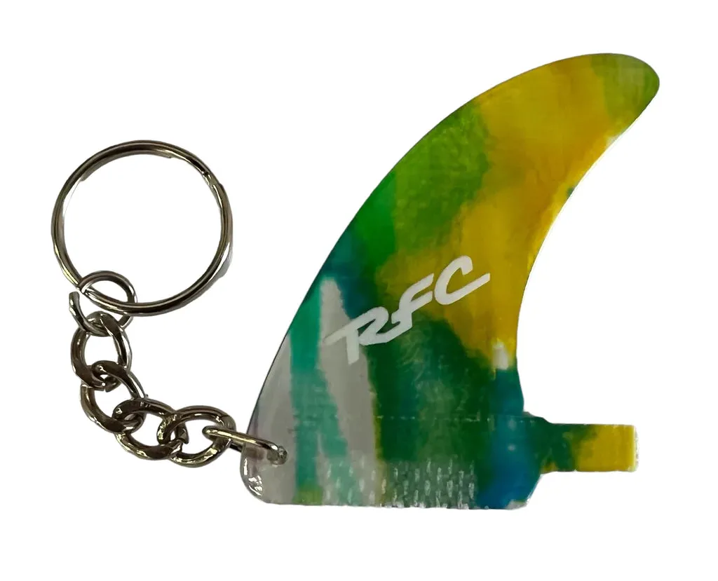 RAINBOW FIN CO (RFC) FIN KEYCHAIN