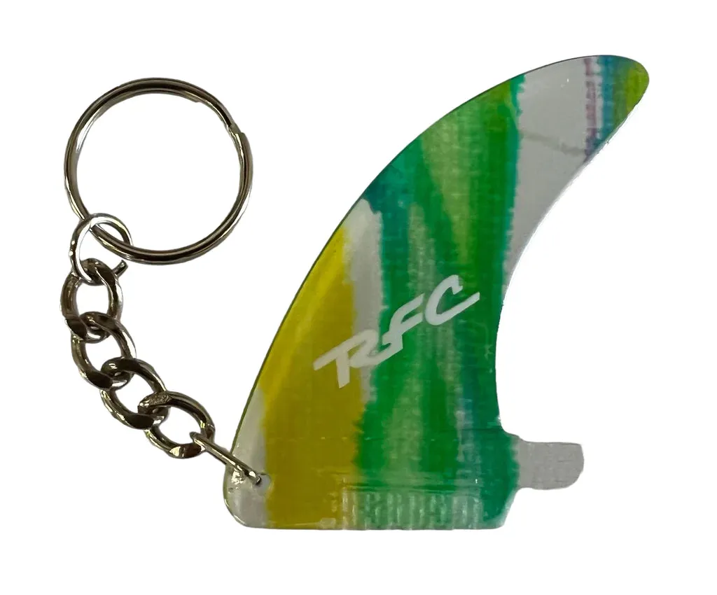 RAINBOW FIN CO (RFC) FIN KEYCHAIN