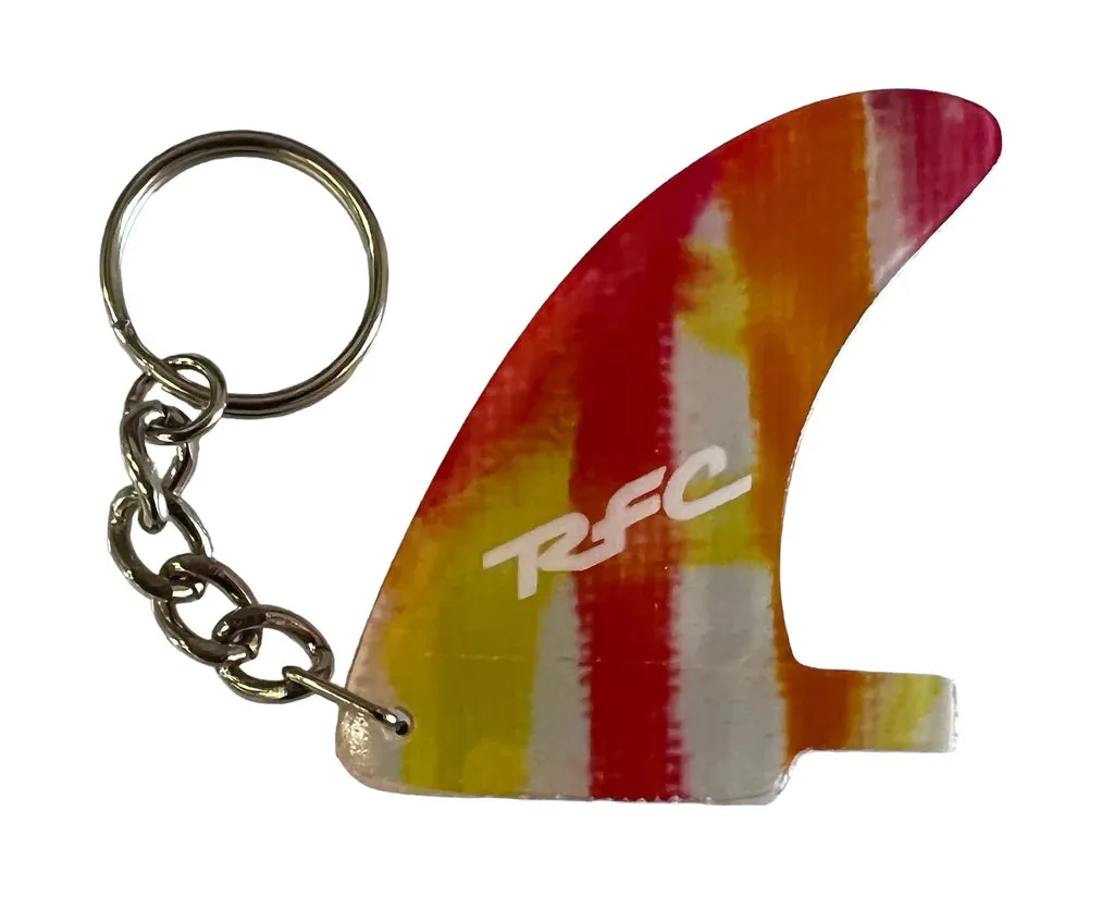 RAINBOW FIN CO (RFC) FIN KEYCHAIN