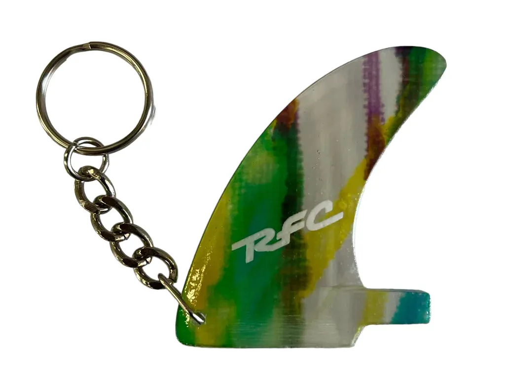 RAINBOW FIN CO (RFC) FIN KEYCHAIN