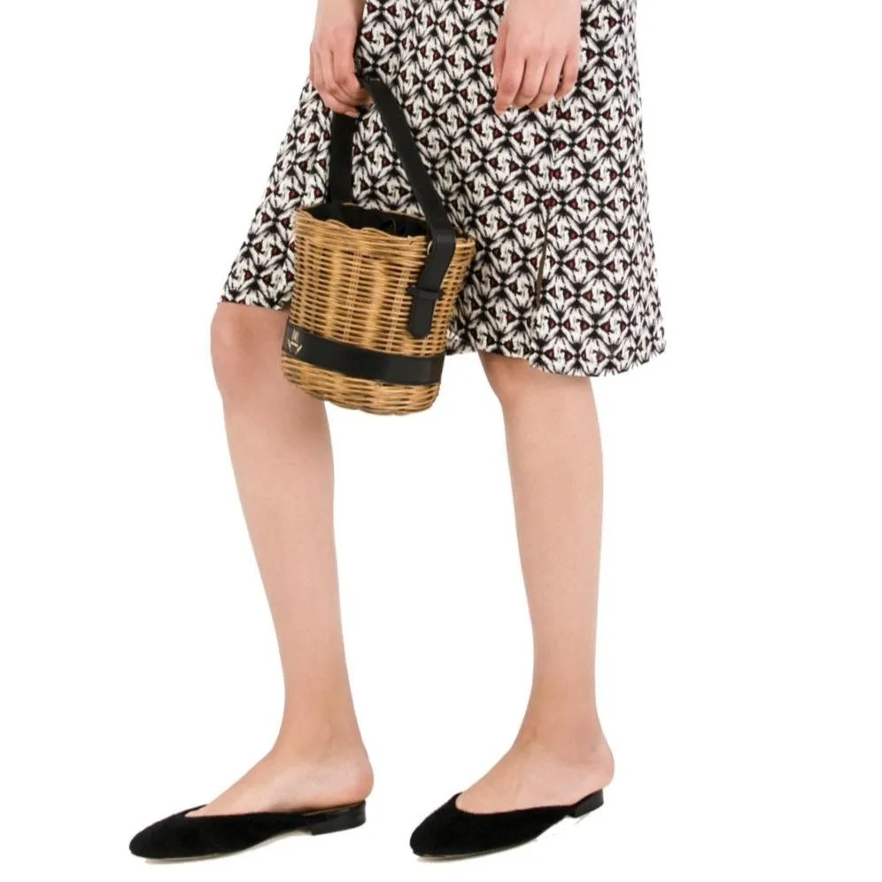 RATTAN BUCKET BAG #101