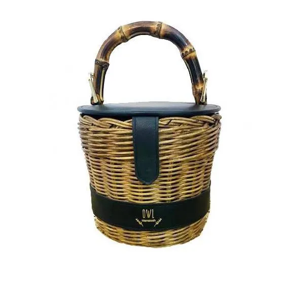 RATTAN BUCKET BAG #101