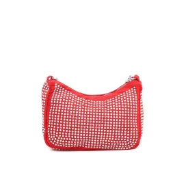 Red Formal Shoulder Bag P36115