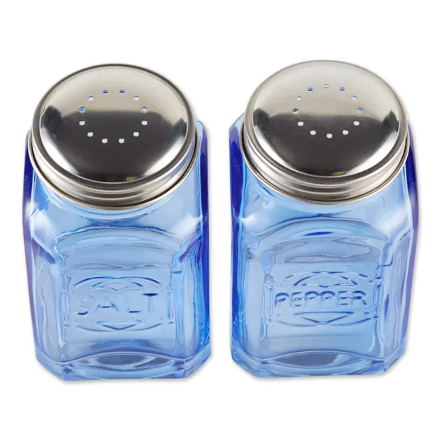 Retro Glass Salt and Pepper Shakers Set by RSVP