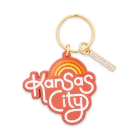 Retro Kansas City - Red Keychain